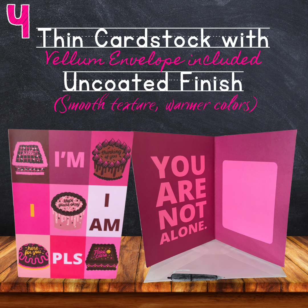Oddly Specific Text Greeting Cards
