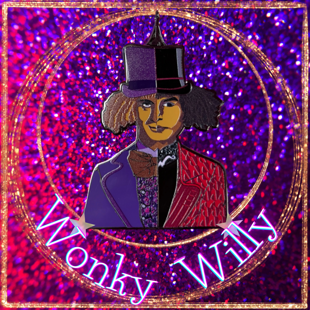 Wonky Willy Hard Enamel Pin (2 in)