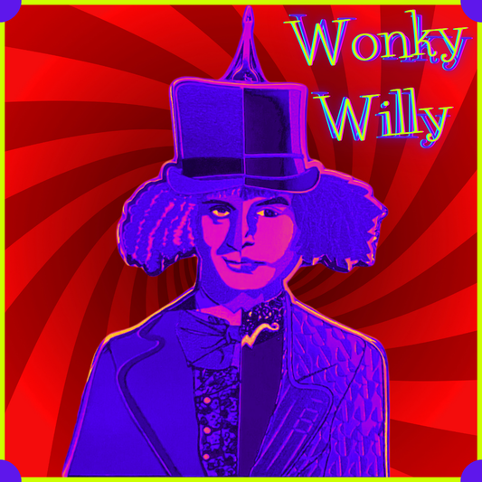 Wonky Willy Hard Enamel Pin (2 in)