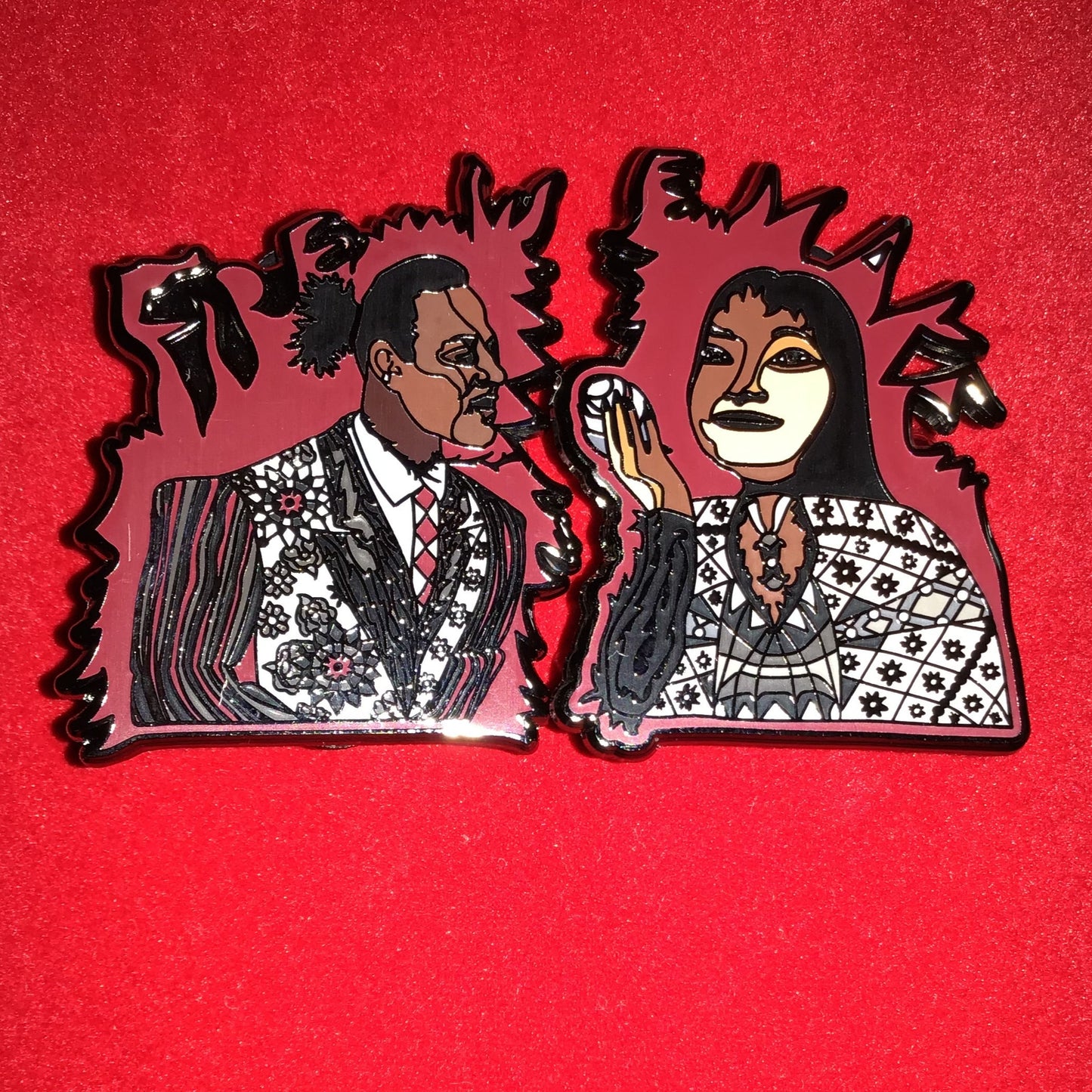 SAMPLES: M+G Hard Enamel & Soft Enamel Pin Sets (1 in)